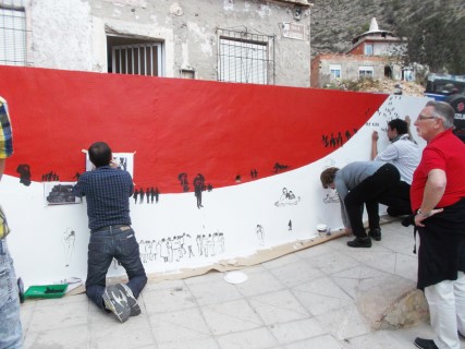 La sexta edición de los 'Murales de San Isidro' en Orihuela contará con una treintena de actividades culturales y con más de 30 nuevas fachadas pintadas