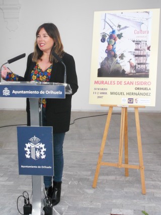 La sexta edición de los 'Murales de San Isidro' en Orihuela contará con una treintena de actividades culturales y con más de 30 nuevas fachadas pintadas