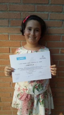 La joven pianista oriolana María Luisa Alfonso obtiene el primer premio en el III Concurso de Piano 'Villa de Pinoso'