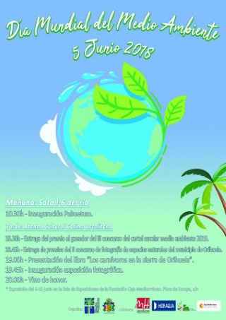 Numerosas actividades sobre el desarrollo sostenible y medioambiental se desarrollarán a cabo el martes 5 de junio en Orihuela para celebrar el Día Mundial del Medio Ambiente