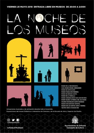 Las iglesias y el Teatro Circo 'Atanasio Díe' de Orihuela se incorporan el viernes 25 de mayo al gran museo del casco histórico en la ruta de La Noche de los Museos, organizado por Cultura