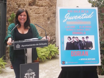 La XVII Gala de la Juventud de Orihuela reconocerá a los jóvenes talentos oriolanos en un homenaje que contará con el grupo Dorian el viernes 5 de octubre en la Glorieta Gabriel Miró