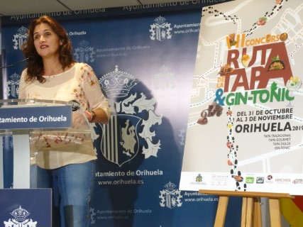 Abierto el plazo de inscripción hasta el jueves 3 de octubre para participar en la VII Ruta de la Tapa y del Gin-tonic de Orihuela, organizada por la Concejalía de Turismo