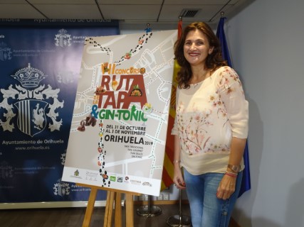 Abierto el plazo de inscripción hasta el jueves 3 de octubre para participar en la VII Ruta de la Tapa y del Gin-tonic de Orihuela, organizada por la Concejalía de Turismo