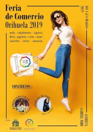 Vuelve la Feria de Comercio de Orihuela, organizada por la asociación ACMO y la Concejalía de Comercio, del viernes 4 al domingo 6 de octubre a la Glorieta Gabriel Miró con formato renovado, más sectores y más espacio