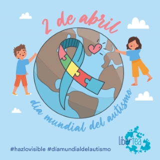 La Concejalía de Bienestar Social de Orihuela y la asociación LiberTEA animan a salir el jueves 2 de abril a los balcones con prendas azules para conmemorar el Día Mundial del Autismo