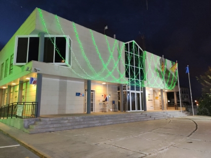 El Ayuntamiento de Orihuela será iluminado de verde desde el martes 7 de abril en homenaje a los sanitarios que luchan contra el coronavirus