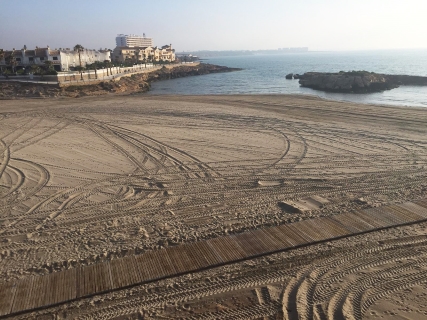 La Concejalía de Playas de Orihuela solicita la exención del pago de las tasas por el uso de los espacios de los arenales oriolanos durante el estado de alarma y la prórroga de las Banderas Q de Calidad Turística
