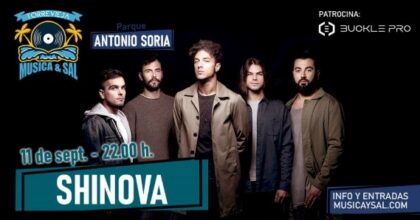 Torrevieja: Concierto de la banda de rock vizcaino 'Shinova' con 'Cartas de navegación', dentro del ciclo 'Música y sal', dentro de la programación cultural de verano 2020