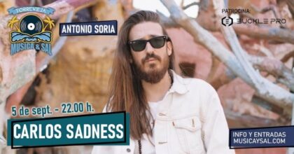 Torrevieja: Concierto del cantante Carlos Sadness, con 'Tropical Jesus', dentro del ciclo 'Música y sal', dentro de la programación cultural de verano 2020, organizada por la Concejalía de Cultura