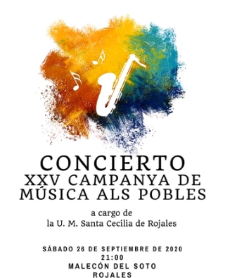 Rojales: Concierto de la Unión Musical 'Santa Cecilia' de la localidad, dentro de la XXV Campanya de Música Als Pobles de la Diputación de Alicante