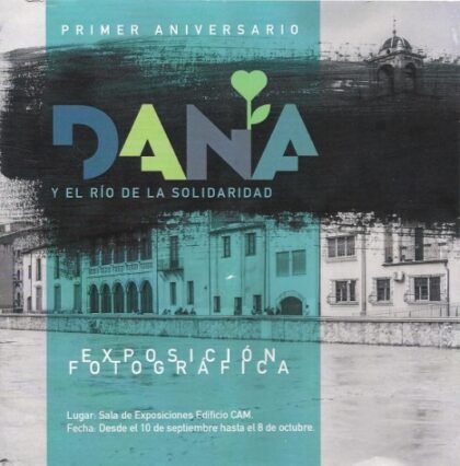 Orihuela: Exposición fotográfica 'DANA y el río de la solidaridad', por los fotógrafos Rate Bas, Tony Sevilla, Alberto Aragón y Maru Sarabia, en el primer aniversario de la DANA