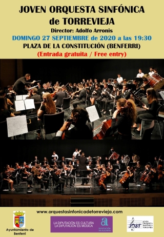 Benferri: Concierto de la Joven Orquesta Sinfónica de Torrevieja, dirigida por Adolfo Arronis