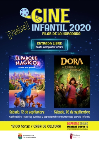 Pilar de la Horadada: Sesión de cine infantil con la película de dibujos animados 'El mundo mágico' (2019), de Dylan Brown, dentro del ciclo 'Cine infantil 2020'