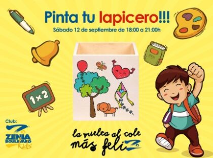 Orihuela Costa: Taller gratuito de pintura para que los niños pinten su propio lapicero, organizado por el Centro Comercial Zenia Boulevard