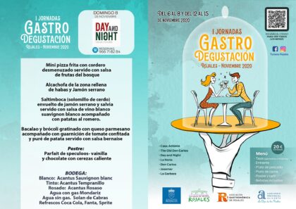 Rojales, evento: I Jornadas 'Gastro degustación', con siete restaurantes participantes, organizadas por la Asociación Gastrónomica de Rojales y la Concejalía de Turismo