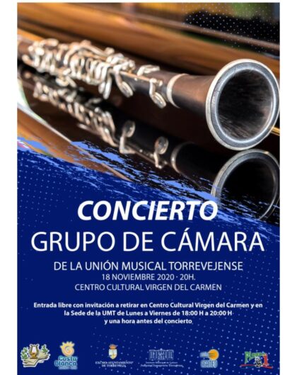 Torrevieja, evento cultural: Concierto del grupo de cámara de la Unión Musical Torrevejense (UMT), dentro del programa de actos organizados por la Unión Musical Torrevejense en Santa Cecilia