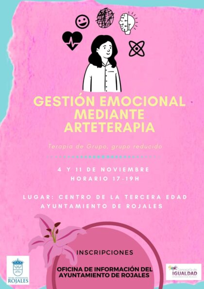 Rojales, evento: Curso 'Gestión emocional mediante arteterapia', por la licenciada en psicología Encarni Salcedo