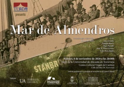Torrevieja, evento cultural: Representación de la obra de teatro 'Mar de almendros', por el grupo 'Teada', dirigido por Juan Luis Mira
