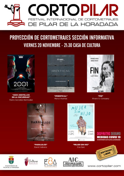 Pilar de la Horadada, evento cultural: Proyección de cortometrajes de la sección informativa del IV Festival Internacional de Cortometrajes 'Cortopilar 2019'