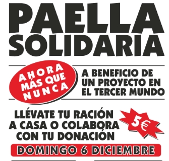 Pilar de la Horadada, evento: Retirada de raciones de la paella solidaria para llevar a casa a beneficio del proyecto de Manos Unidas en el Tercer Mundo