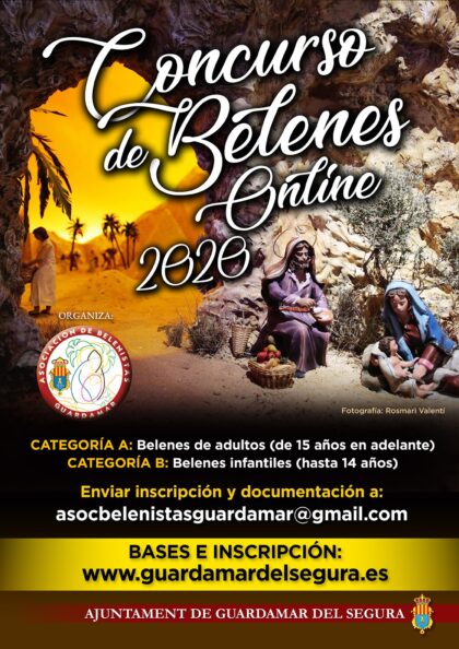 Guardamar del Segura, evento 'on line': Concurso de belenes 2020, organizado por la Asociación de Belenistas de la localidad