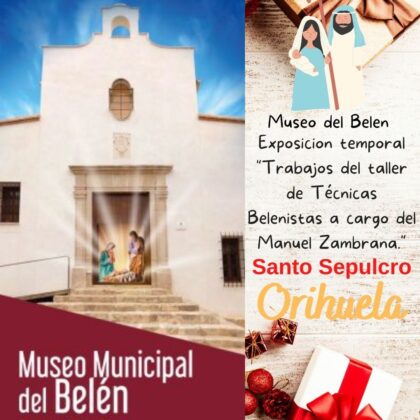 Orihuela, evento cultural: Exposición temporal de los trabajos del taller de 'Técnicas belenistas', a cargo de Manuel Zambrana, dentro de los actos de Navidad 2020-21