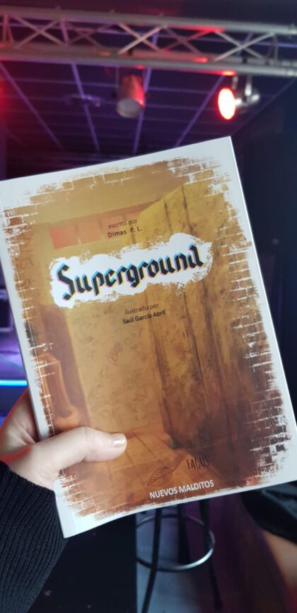 Dimas Pardo López, escritor de su ópera prima, 'Superground': "El libro es un pupurri de todo lo que me intriga a mí y espero que le intrigue al público. Es una forma de pensamiento"