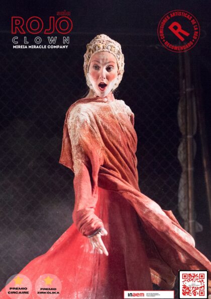 Torrevieja, evento cultural: Representación de la obra de teatro 'Rojo', creada, dirigida e interpretada por la 'clown' Mireia Miracle Company, dentro del ciclo 'Teatro para tod@s'