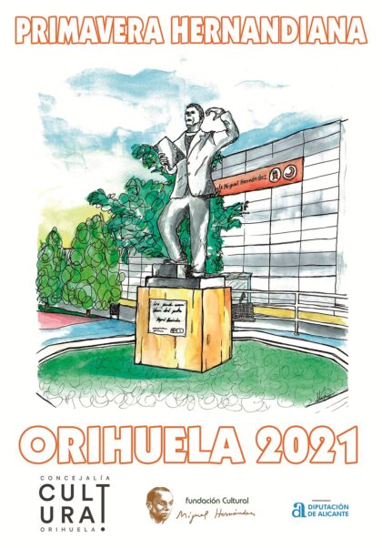 Orihuela Costa, evento cultural: Concierto-homenaje a Miguel Hernández por la Orquesta Sinfónica de Orihuela (OSO), dentro del programa de la Primavera Hernandiana 2021 de la Concejalía de Cultura