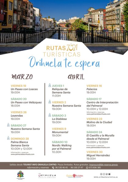 Orihuela, evento: Ruta turística guiada y gratuita 'Nuestra Semana Santa', organizada por la Concejalía de Turismo y Festividades