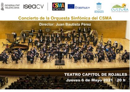 Rojales, evento cultural: Concierto de la Orquesta Sinfónica del Conservatorio Superior de Música 'Óscar Esplá' de Alicante (CSMA), organizado por la Concejalía de Cultura