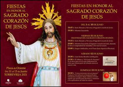 Torrevieja, evento: Celebración de la misa al Sagrado Corazón de Jesús, con imposición de medallas a los nuevos socios, dentro de los actos de fiestas en honor al Sagrado Corazón de Jesús