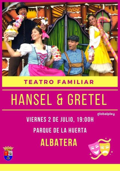 Albatera, evento cultural: Representación de la obra de teatro familiar 'Hansel y Gretel', dentro de las fiestas patronales de Santiago Apóstol y de Moros y Cristianos 2021