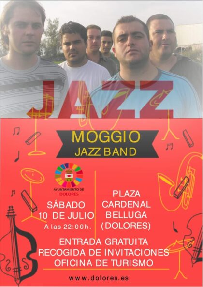 Dolores, evento cultural: Concierto de la 'Moggio Jazz Band', organizado por el Ayuntamiento