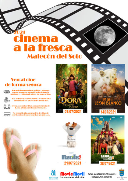 Rojales, evento cultural: Sesión de cine con la película estadounidense de dibujos animados 'Mascotas 2' (2019), dentro del ciclo de cine 'Cinema a la fresca' organizado por la Concejalía de Juventud