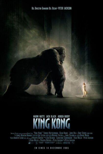 Torrevieja, evento cultural: Sesión de cine con la película 'King Kong' (2005), de Peter Jackson, con Naomi Watts, dentro del ciclo 'Eras de cine' organizado por la Concejalía de Cultura