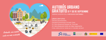 Orihuela, evento: Servicio de autobús gratuito, dentro de la Semana Europea de la Movilidad