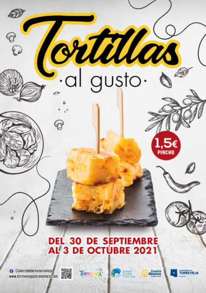 Torrevieja, evento: I Concurso de Tortilla al Gusto con la participación de 12 bares y restaurantes, organizada por el Ayuntamiento y la Asociación de Empresas de Hostelería de Torrevieja y Comarca (AEHTC)