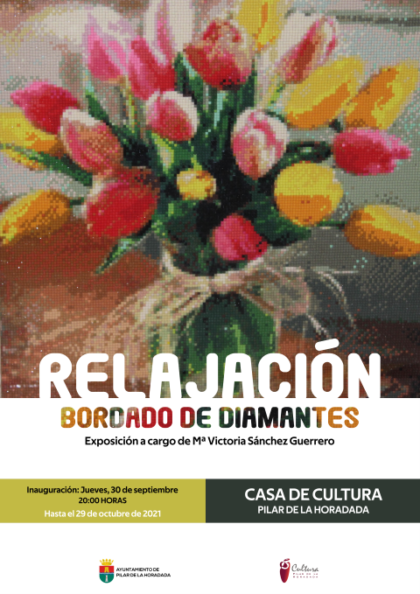 Pilar de la Horadada, evento cultural: Exposición de bordado de diamantes 'Relajación', organizada por la Concejalía de Cultura