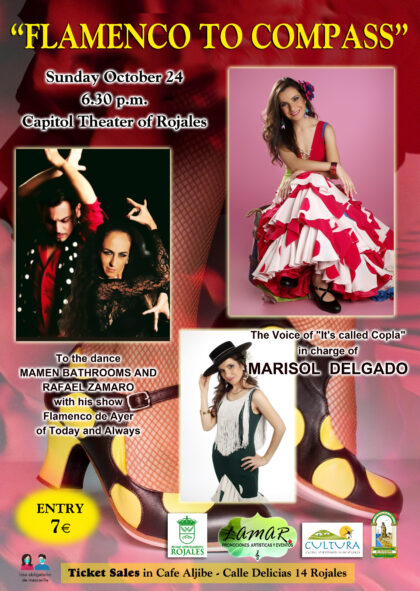Rojales, evento cultural: Concierto 'Flamenco To Compass', dentro de la programación de octubre de la Concejalía de Cultura