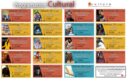 Almoradí, evento cultural: Entrega de premios del Certamen Literario y de Fotografía, dentro de la programación cultural de la Concejalía de Cultura