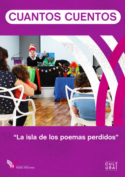 Orihuela, evento cultural: Sesión de cuentacuentos infantil con 'La isla de los poemas perdidos', por Esther Abellán, dentro de la programación cultural de otoño 2021 de la Biblioteca Municipal ‘María Moliner’