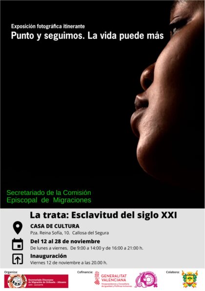 Callosa de Segura, evento cultural: Exposición fotográfica itinerante 'Punto y seguimos. La vida puede más', dentro del programa de noviembre 2021 de la Asociación de Mujeres de la localidad