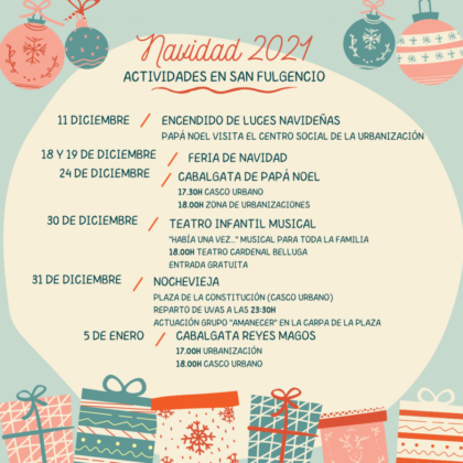 Urbanizaciones de San Fulgencio, evento: Cabalgata de los Reyes Magos, dentro de los actividades de las fiestas navideñas organizadas por el Ayuntamiento
