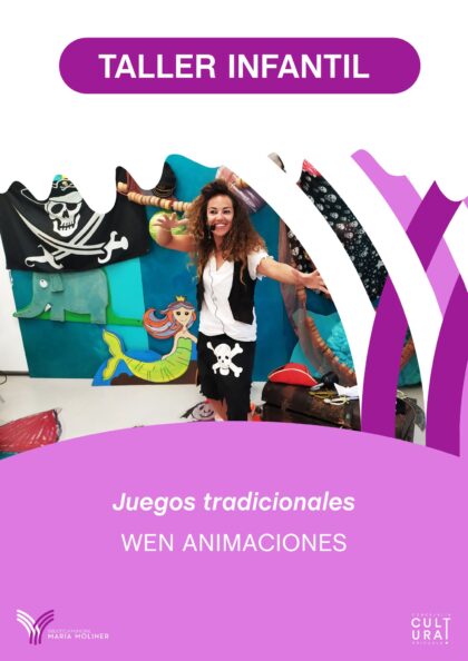 Orihuela, evento: Taller infantil de 'Juegos tradicionales', por 'Wen animaciones', dentro de la programación cultural de invierno 2022 de la Biblioteca Municipal ‘María Moliner’