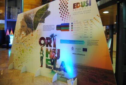El Ayuntamiento inaugura la exposición de la estrategia EDUSI que engloba los proyectos más destacados en el Cinturón Urbano del Monte San Miguel