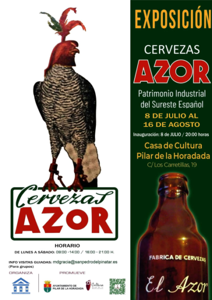 Pilar de la Horadada, evento cultural: Exposición 'Cervezas Azor. Patrimonio industrial del sureste español' promovida por la Concejalía de Cultura
