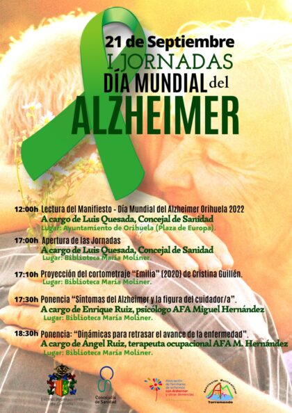 Cox, evento: Conferencia sobre la enfermedad de Alzheimer y otras demencias, organizada por la Asociación de Familiares de Enfermos con Alzheimer y Otras Demencias (AFA Miguel Hernández)