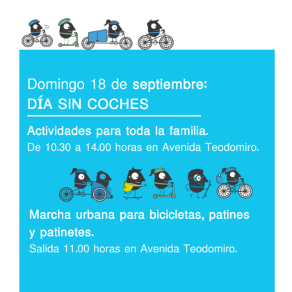 Orihuela, evento: Actividades para toda la familia con talleres de educación vial, de reparación de bicicletas y de patinaje con exhibición, dentro de la Semana Europea de la Movilidad organizada por la Concejalía de Movilidad